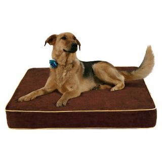 Buddy Beds Memory Foam Dog Bed Log Cabin   Brown (Large)