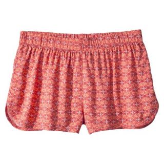 Mossimo Supply Co. Juniors Soft Printed Short   Coral Print XL(15 17)