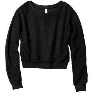 Xhilaration Juniors Sweater Knit Top   Black XXL(19)