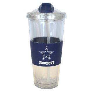 Boelter Brands NFL 2 Pack Dallas Cowboys No Spill Tumbler with Straw   22 oz