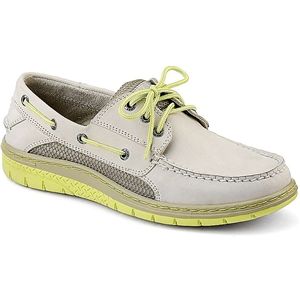 Sperry Top Sider Mens Billfish Ultralite 3 Eye Ivory Lime Shoes, Size 8.5 M   1048842
