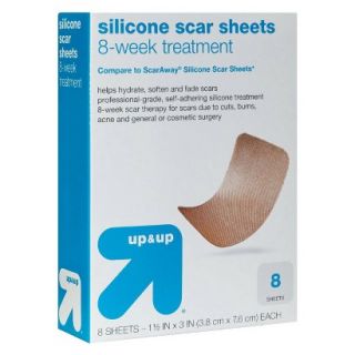 Up & Up Silicone Scar Treatment, Reduces and Fades Scars 8 Re usable Sheets
