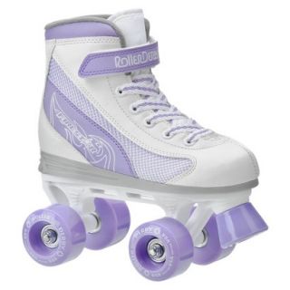 Girls Roller Derby Firestar Quad Skate   Lavender/ White   Size 12