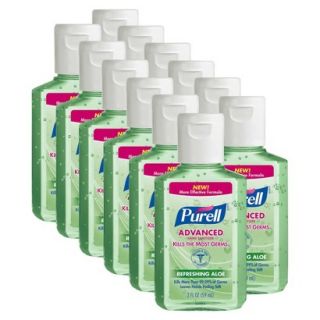 Purell Advanced Hand Sanitizer Refereshing Aloe   2 fl oz (12 Pack)