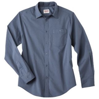 Mossimo Supply Co. Mens Button Down Shirt   Image Blue S