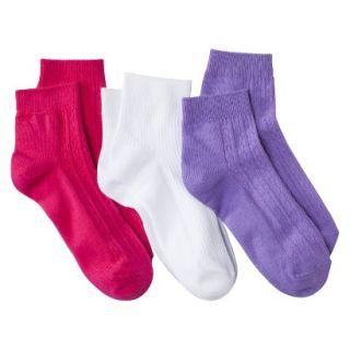 Circo Girls Banded Ankle Socks   Assorted 5.5 8.5