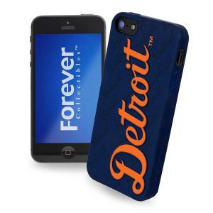 Detroit Tigers Forever Collectibles IPHONE 5 CASE SILICONE LOGO