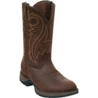 Durango Rebel 12 Inch Pull On Western Boot   Chocolate, Size 8 Wide, Model DB