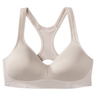 C9 by Champion Womens Medium Support Molded Cup Bra W/Mesh   Taupe XL