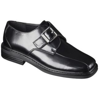 Boys Scott David Monk Dress Shoe   Black 2