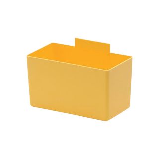 Quantum Storage Bin Cup   5 1/8 Inch x 2 3/4 Inch x 3 Inch Size, Yellow, Carton