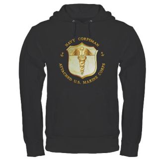  Navy Corpsman USMC Hoodie (dark)