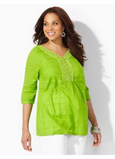 Catherines Plus Size Bayside Shirt   Womens Size 0X, Green