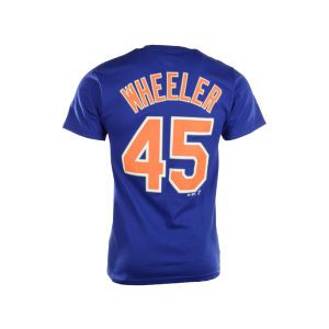 New York Mets Zack Wheeler Majestic MLB Official Player T Shirt