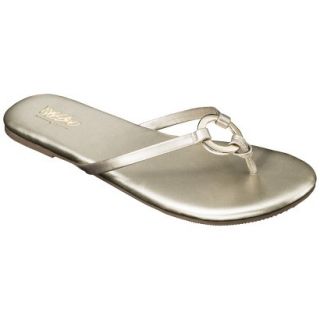 Womens Mossimo Louisa Flip Flop   Gold 7
