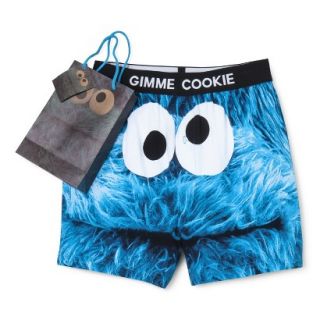 Mens Cookie Monster Boxer with Free Gift Bag   L