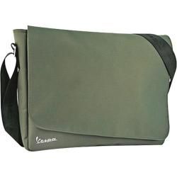 Vespa Nylon Messenger Bag Green