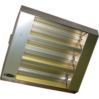 TPI Indoor/Outdoor Quartz Infrared Heater   25,298 BTU, Stainless Steel, Model