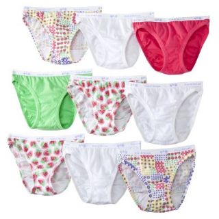 Fruit Of The Loom Girls 9 pack Bikini Underwear   Assorted Colors 8