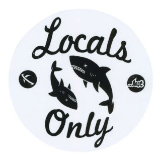 Locals Only Sticker White One Size For Men 240910150