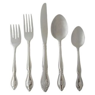 Rose Personalized 46 pc. Flatware Set   S