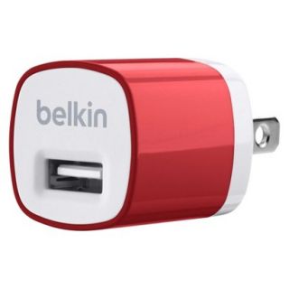 Belkin Micro Wall Charger   Red (F8J017ttRED)