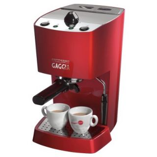 Gaggia New Espresso Machine   Red