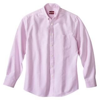 Merona Mens Tailored Fit Oxford Button Down   Shirt Peony L