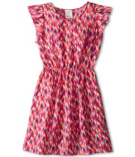 Ella Moss Girl Lana Printed Dress Girls Dress (Pink)