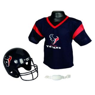 Franklin Sports NFL Texans Helmet/Jersey set  OSFM ages 5 9