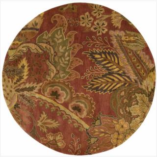 Nourison Hand tufted Jaipur Flame Red Wool Rug