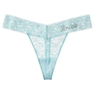 Gilligan & OMalley Womens Bridal Thong   Turquoise S