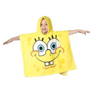 Nickelodeon Spongebob Toddler Poncho Bath Towel