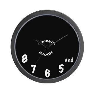  Dancers Clock   Black