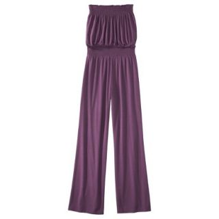 Mossimo Supply Co. Juniors Strapless Knit Jumpsuit   Embassy Purple S(3 5)