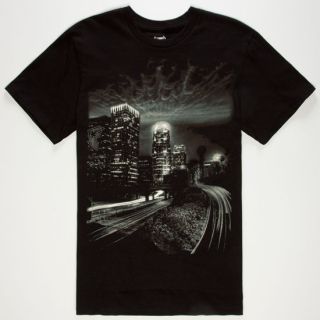 Dark City Mens T Shirt Black In Sizes Xx Large, X Large,