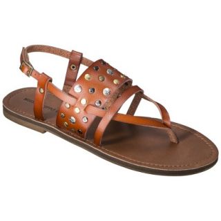 Womens Mossimo Supply Co. Sonora Flat Sandal   Cognac 10