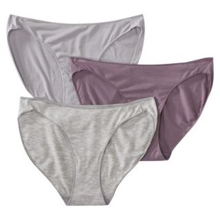 Gilligan & OMalley Womens 3 Pack Modal Bikini   Neutral S