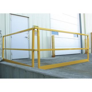 Vestil Steel Square Safety Handrails   120 Inch L, 42 Inch H., Model SQ 120