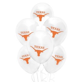 Texas Longhorns Latex Balloons