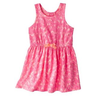 Circo Infant Toddler Girls Neon Heart Sun Dress   Pink 5T