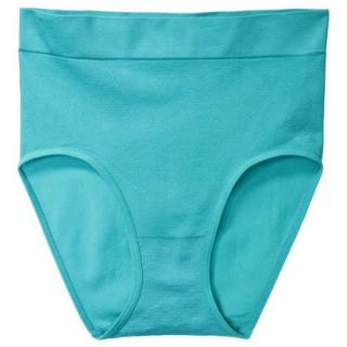Gilligan & OMalley Womens Seamless High Rise Brief   Tableaux Turquoise XL