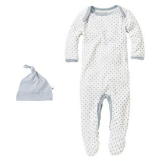 Burts Bees Baby Newborn Boys Coverall and Hat Set   Sail Blue 6 9 M
