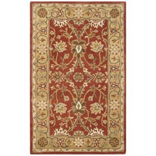 Handmade Kerman Rust/ Gold Wool Rug (3 X 5)