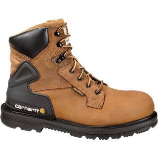 Carhartt 6 Inch Waterproof Work Boot   Bison Brown, Size 9, Model CMW6220