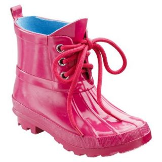 Girls Fisherman Rain Boots   Pink 12 13
