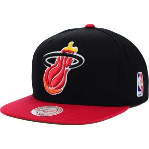 Miami Heat Mitchell and Ness NBA XL Logo Snapback Cap