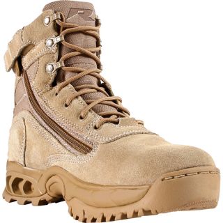 Ridge 7 Inch Desert Storm Zipper Boot   Sand, Size 9 1/2 Wide, Model 3003Z