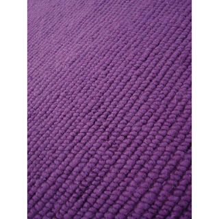 Hand knotted Nodo Lilac Wool Rug (46 X 66)