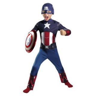 Boys Captain America Avengers Classic Costume
